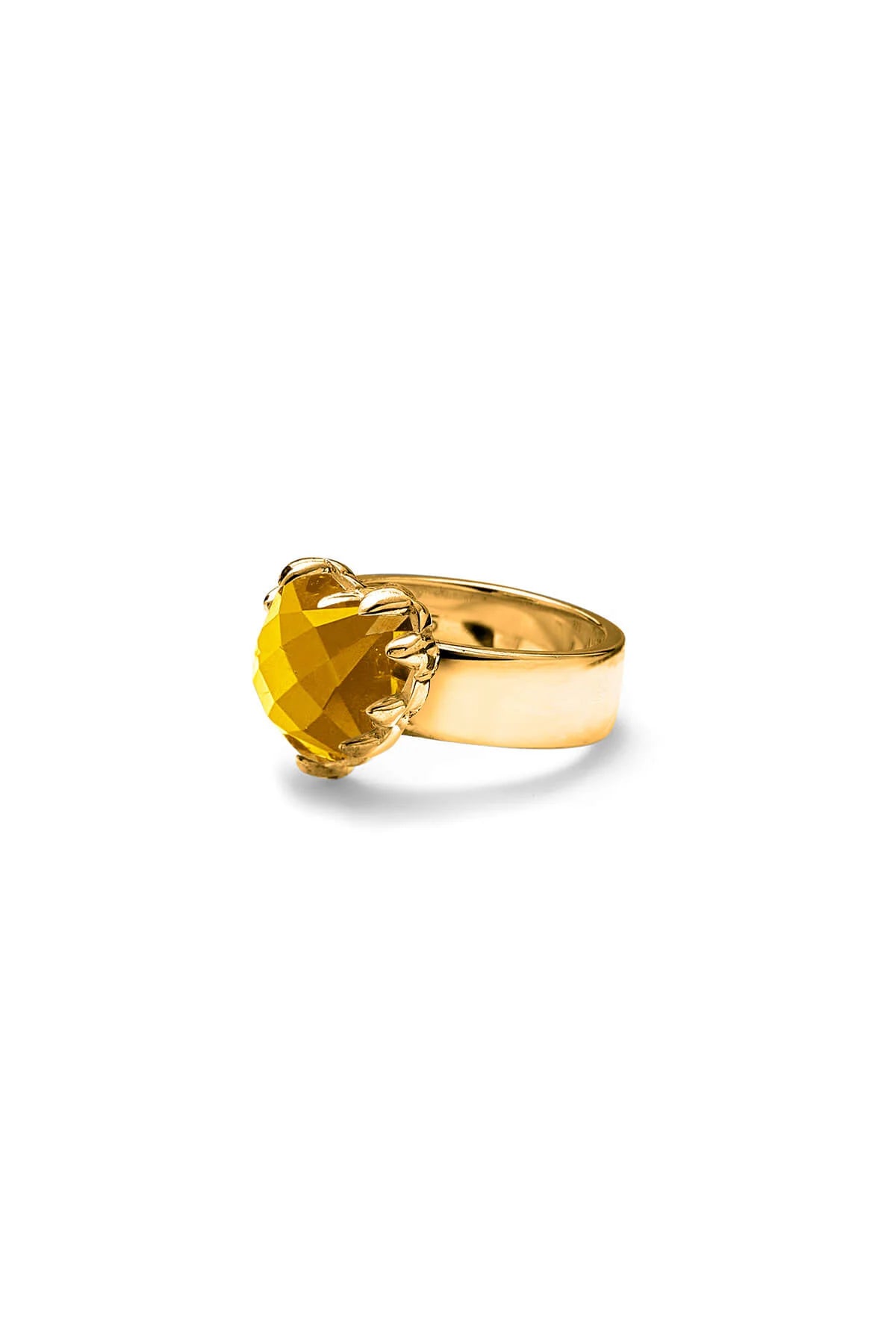 Stolen Girlfriend Club Love Claw Ring Gold Plated Size N