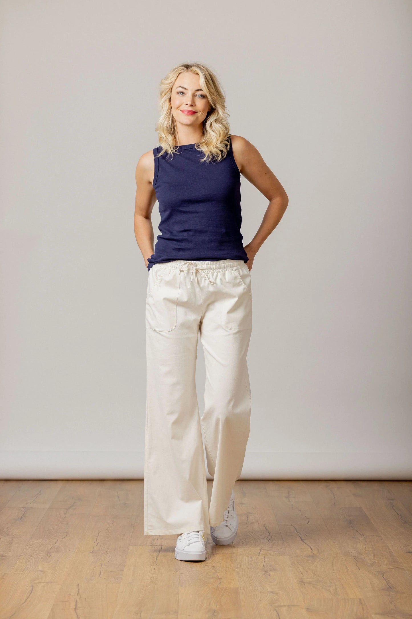 Moss Linen Pant