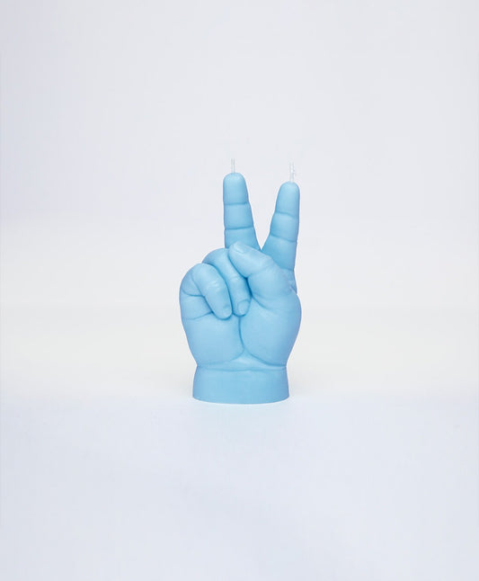 Little Global Peace Baby Candle Hand