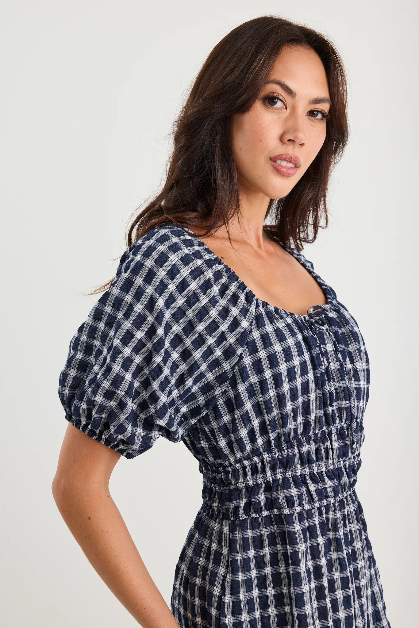 Stories Be Told Ritual Ink Check Poet Dress