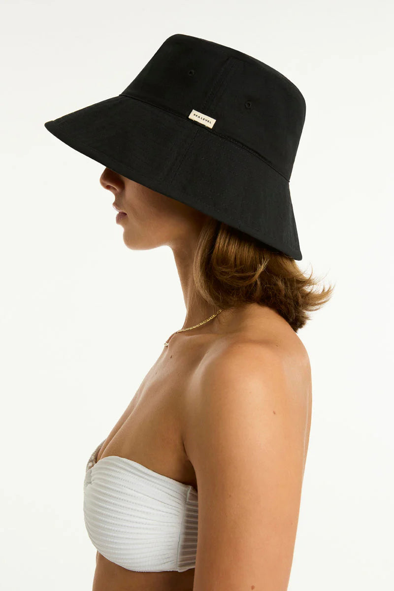 Sea Level Canvas Bucket Hat