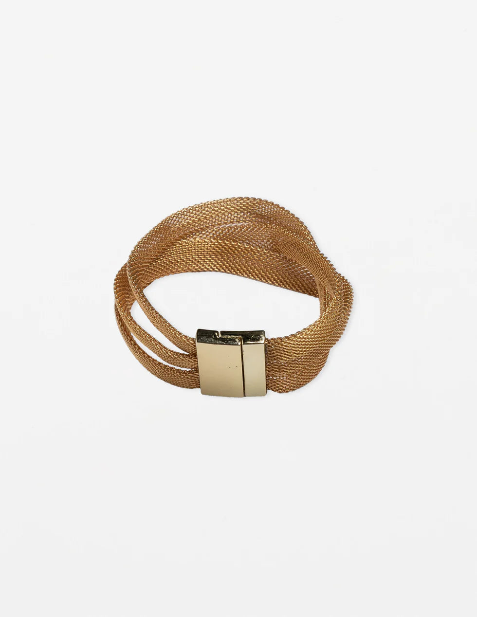 Stella + Gemma Bracelet Mesh Gold