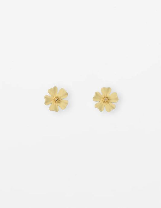 Stella+Gemma Italian Straw Petal Earrings