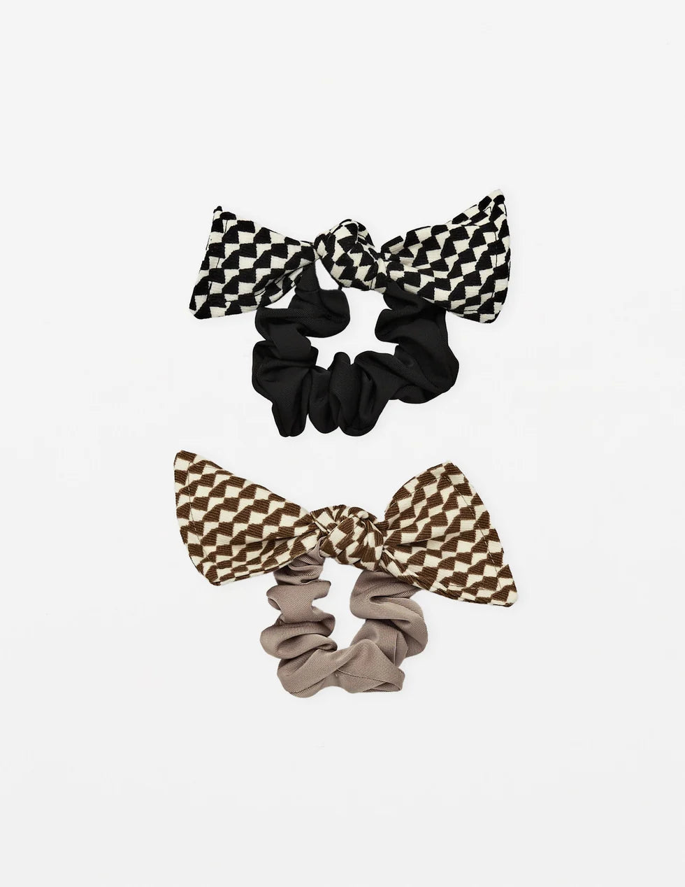 Stella + Gemma Scrunchie with Geometric Bow