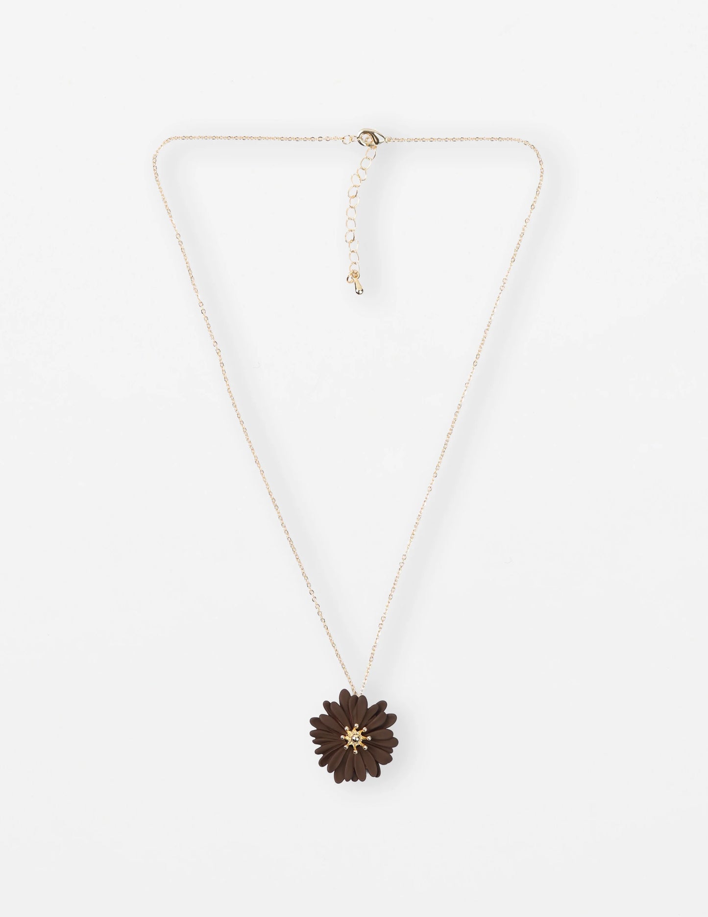 Stella+Gemma Daisy Necklace In Sand or Chocolate