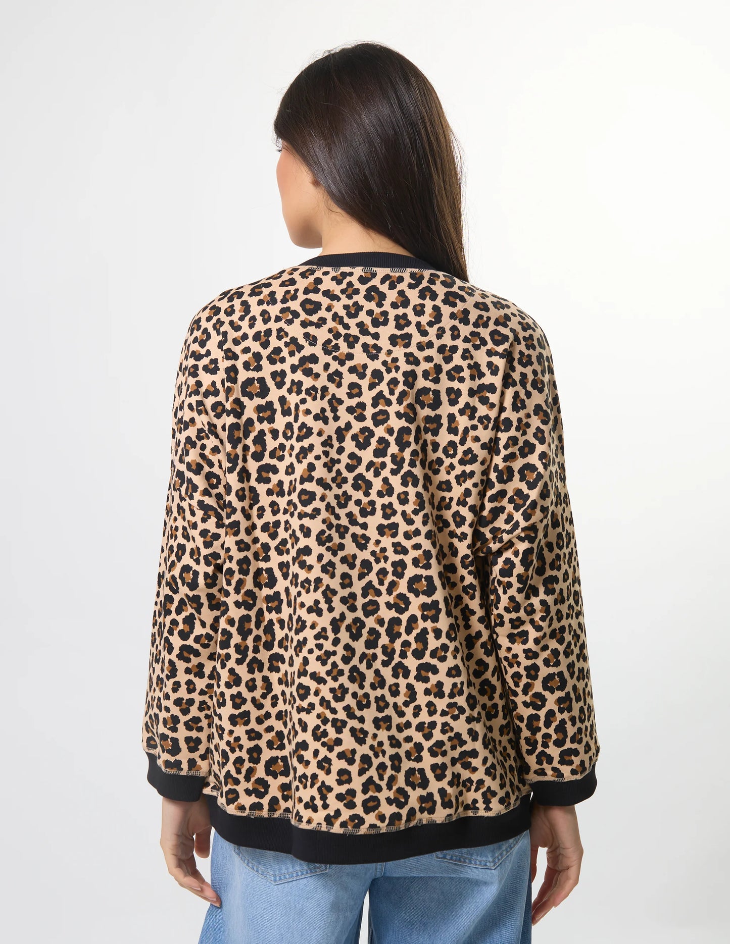 Stella+Gemma Newport Snow Leopard Sweater