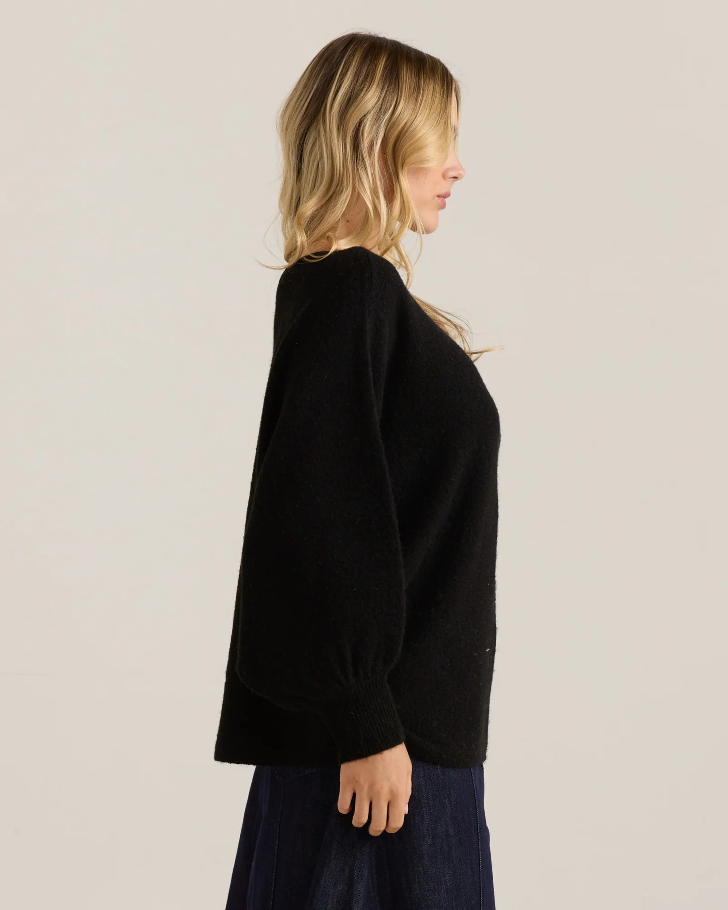 SASS Casey Knit Black