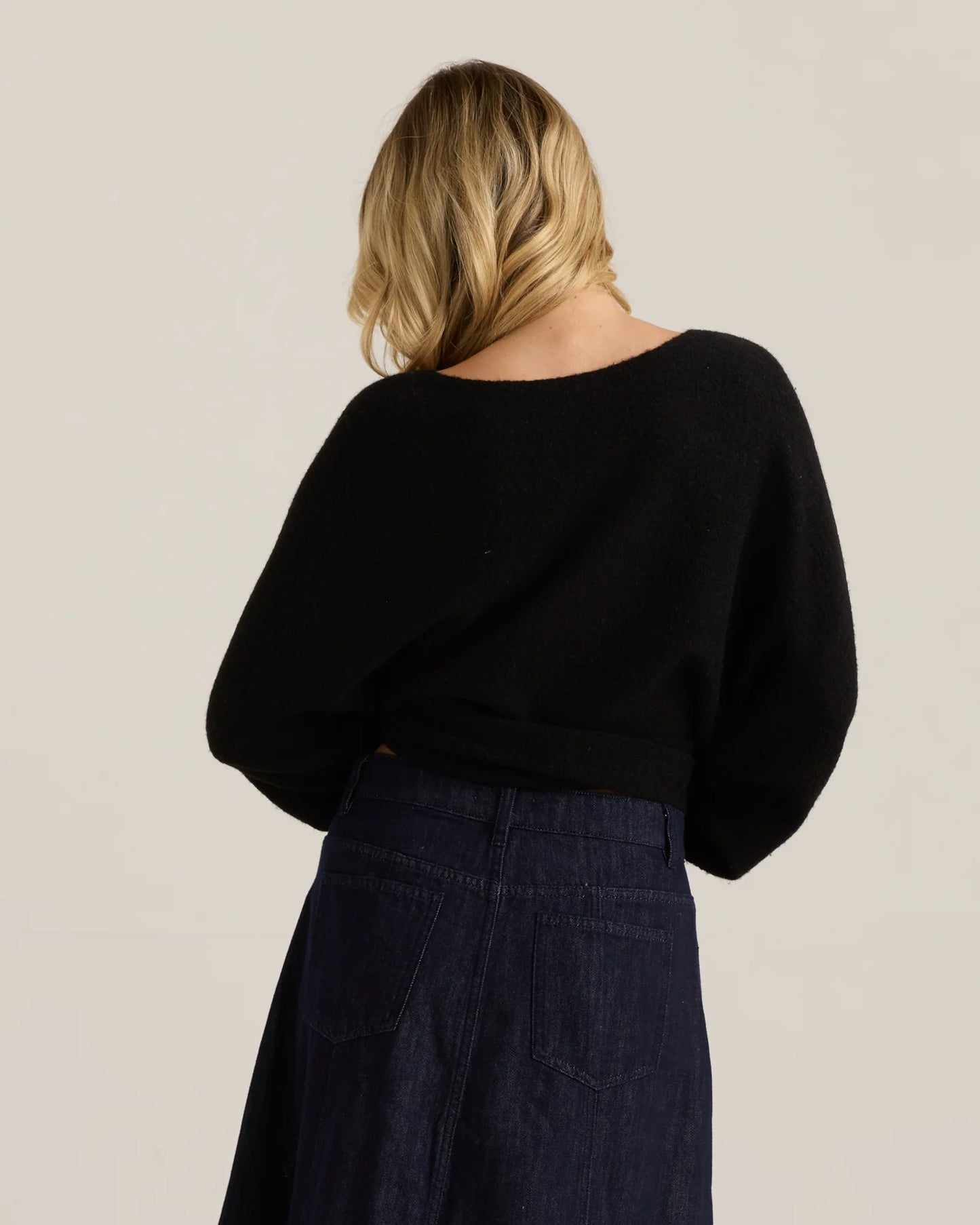SASS Casey Knit Black