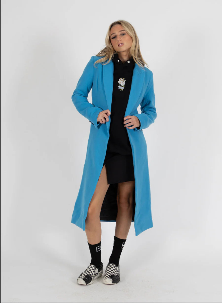 Federation Ivy Coat - Cornflower
