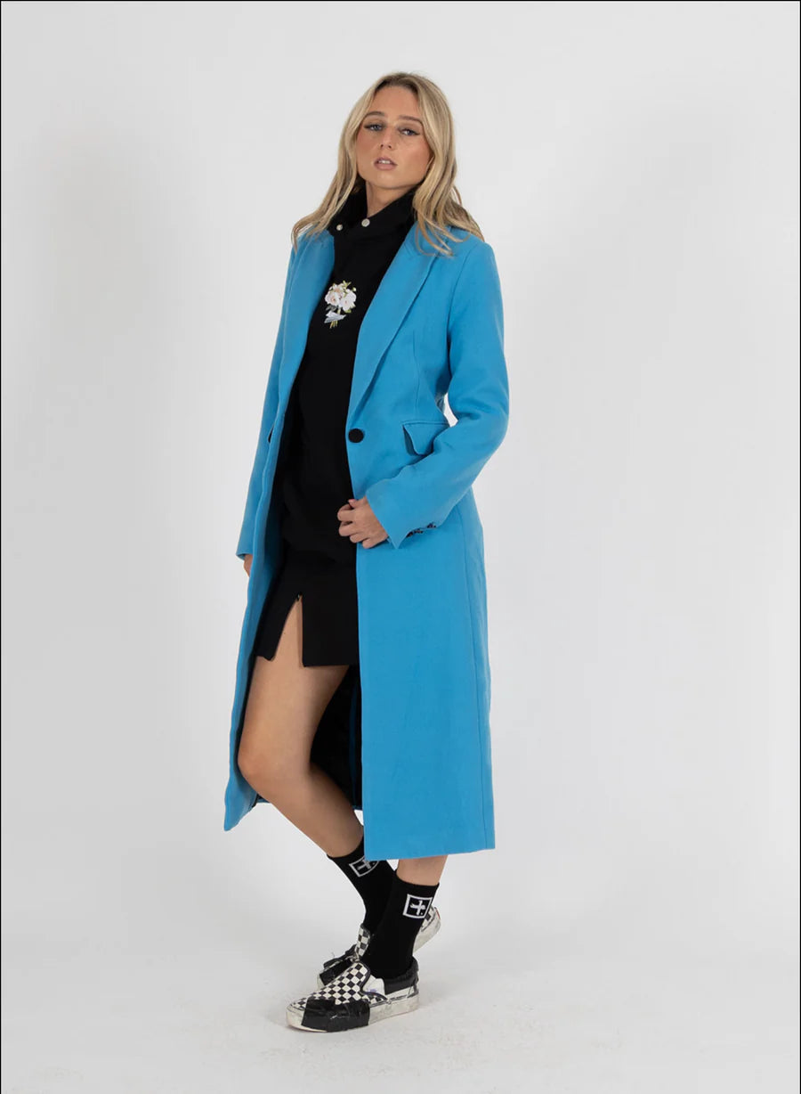 Federation Ivy Coat - Cornflower