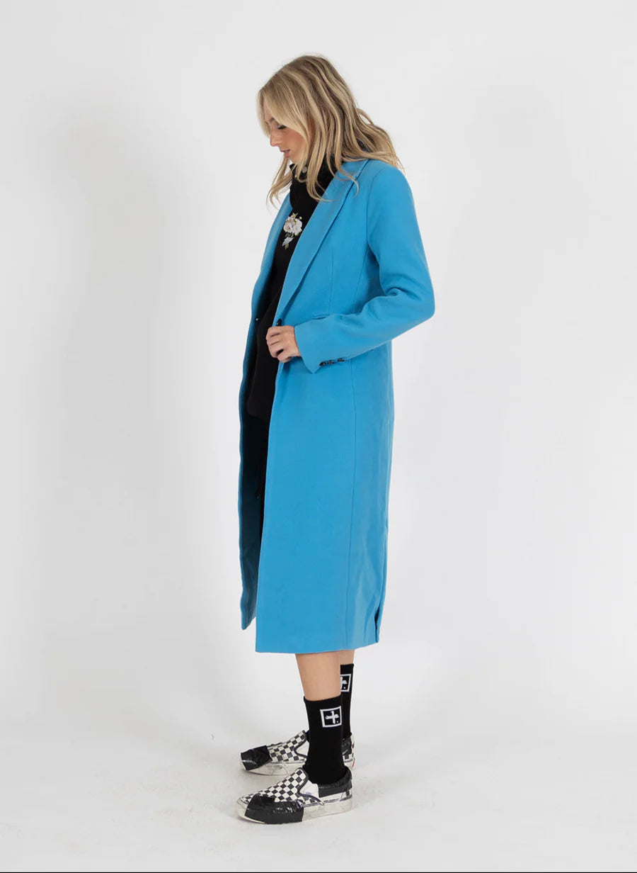 Federation Ivy Coat - Cornflower
