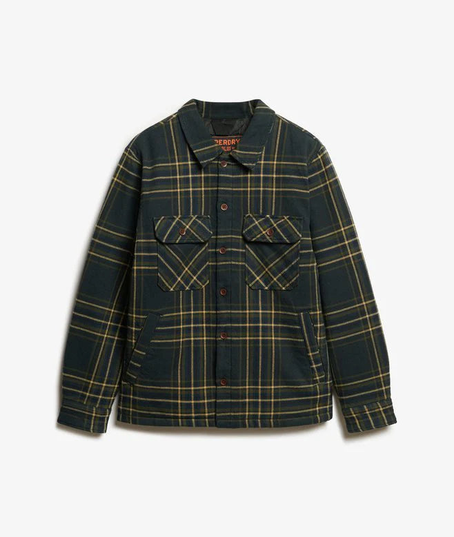 Superdry Surplus Check Quilt Overshirt