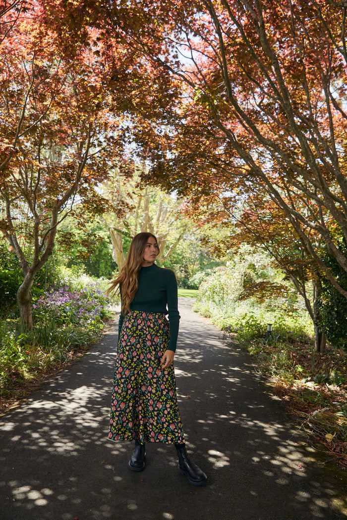 Thing Thing Mock Neck Longsleeve - Forest