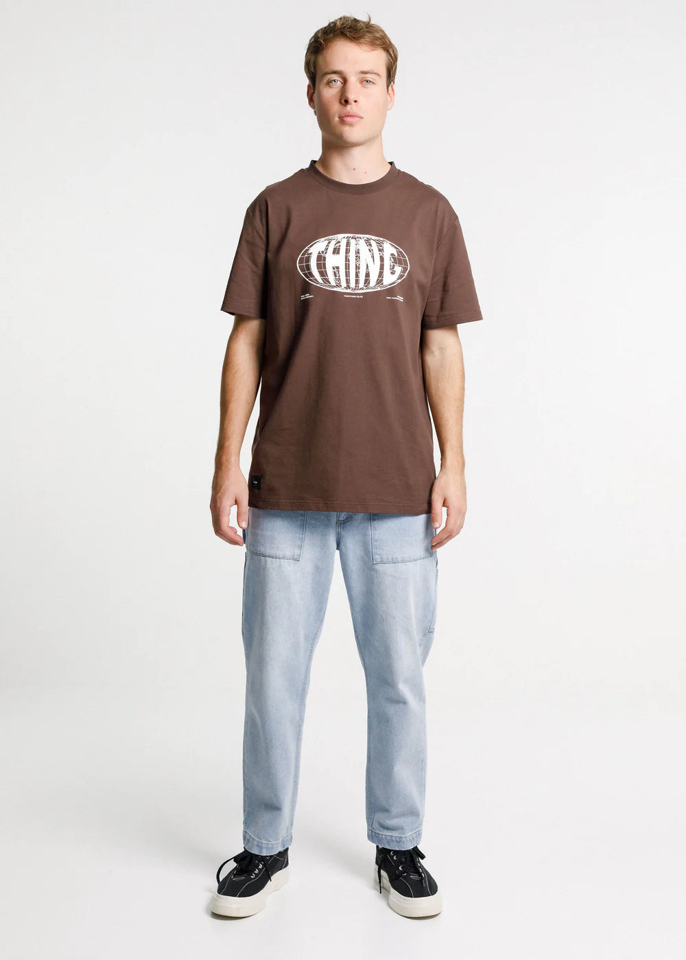 Thing Thing Tee Globe Print