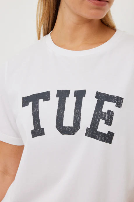 Tuesday Label Band Tee - Tue