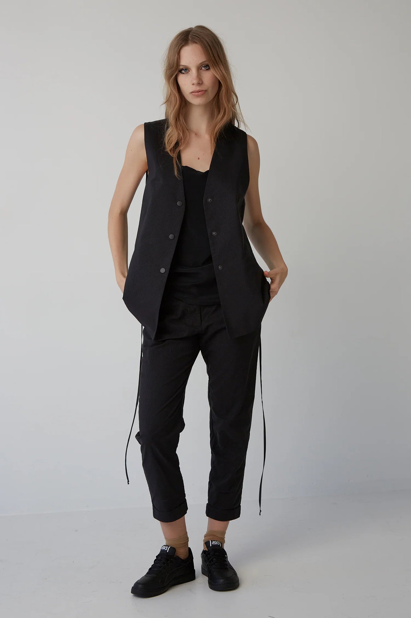 Zambesi Gilet in Pinstripe