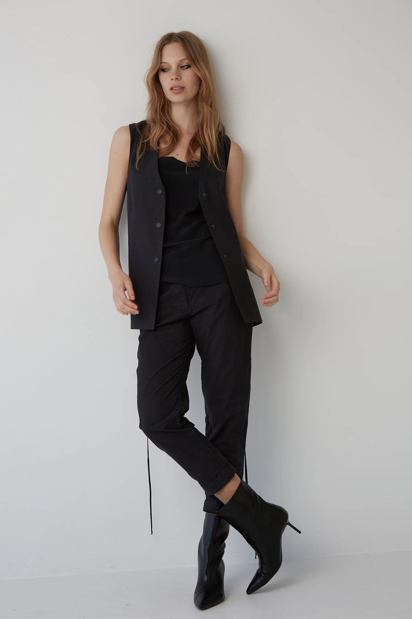 Zambesi Gilet in Pinstripe