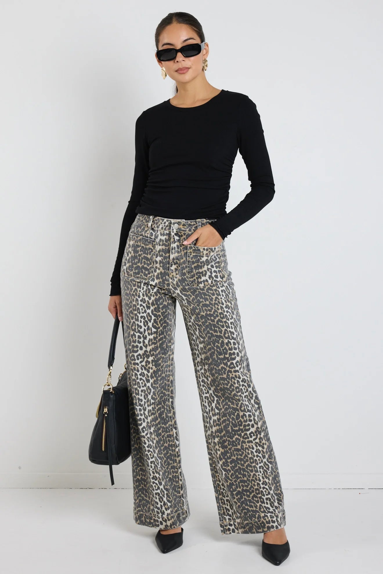 Among The Brave Zoey Leopard Jean