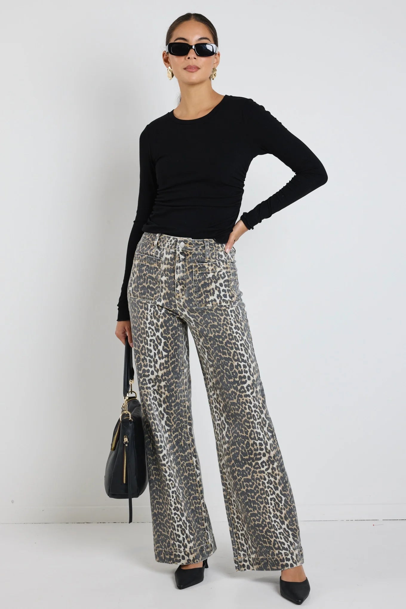 Among The Brave Zoey Leopard Jean