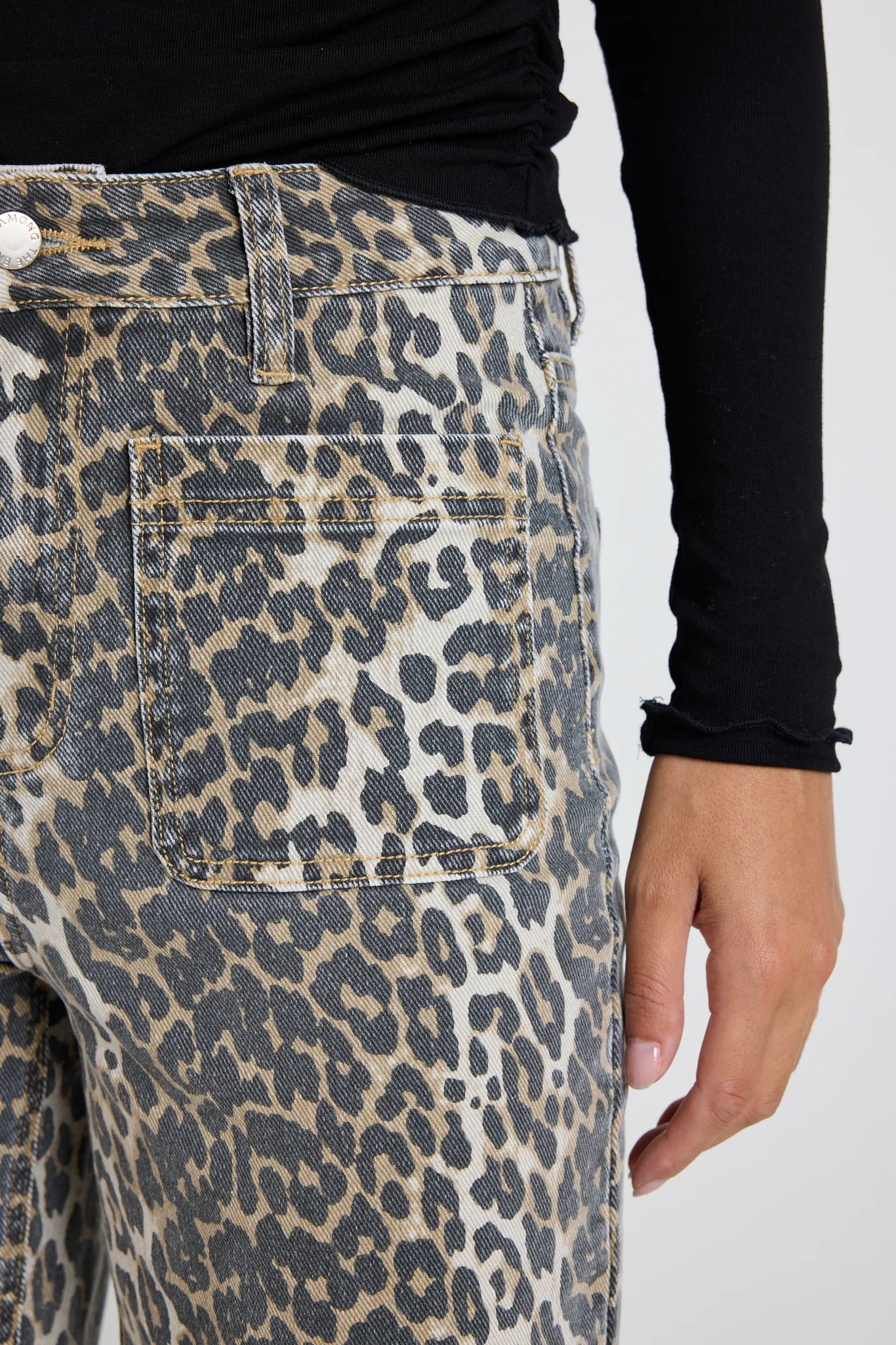 Among The Brave Zoey Leopard Jean
