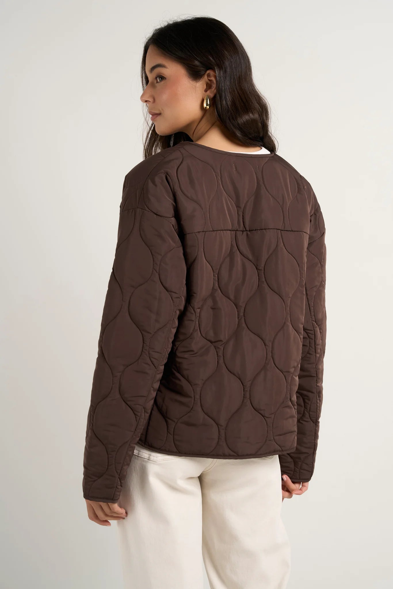 Stories Be Told Apex Collarless Puffer Jacket