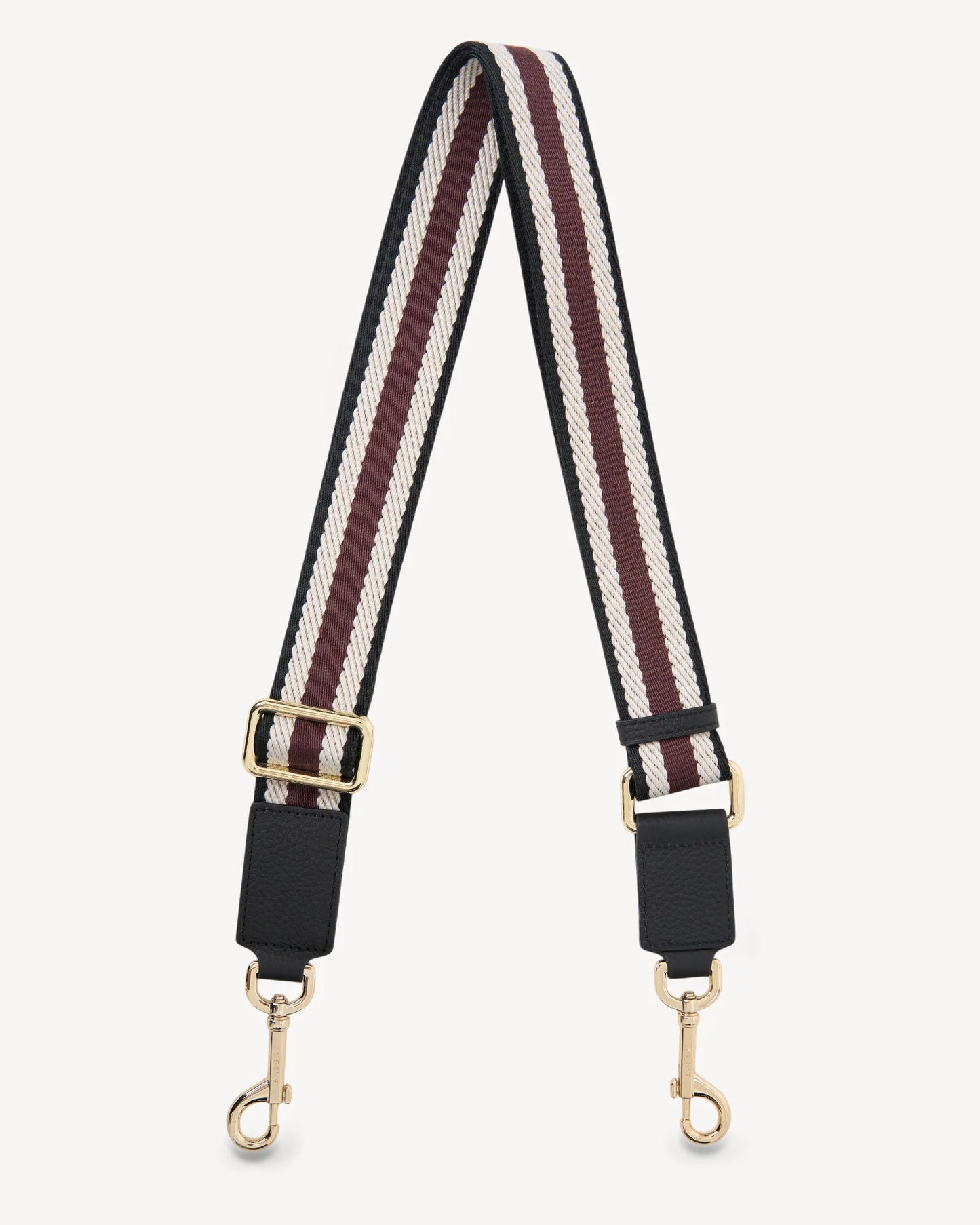Saben Feature Strap Webbing Black, White, Merlot