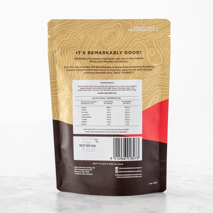 Remarkable Chocolate Bark Kiwi Pavlova 125g