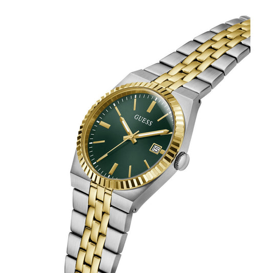 Guess Watch Vincent Green Gold/Silver Strap