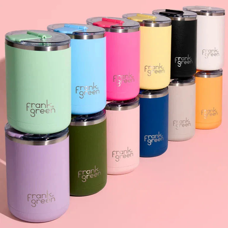 Frank Green Ceramic Reusable Cup with Hinged Lid 12oz