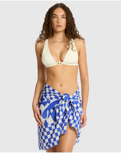 Sea Level Seascape Boarded Sarong