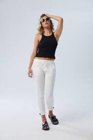 New London Jeans - Hope Jogger in Black or White