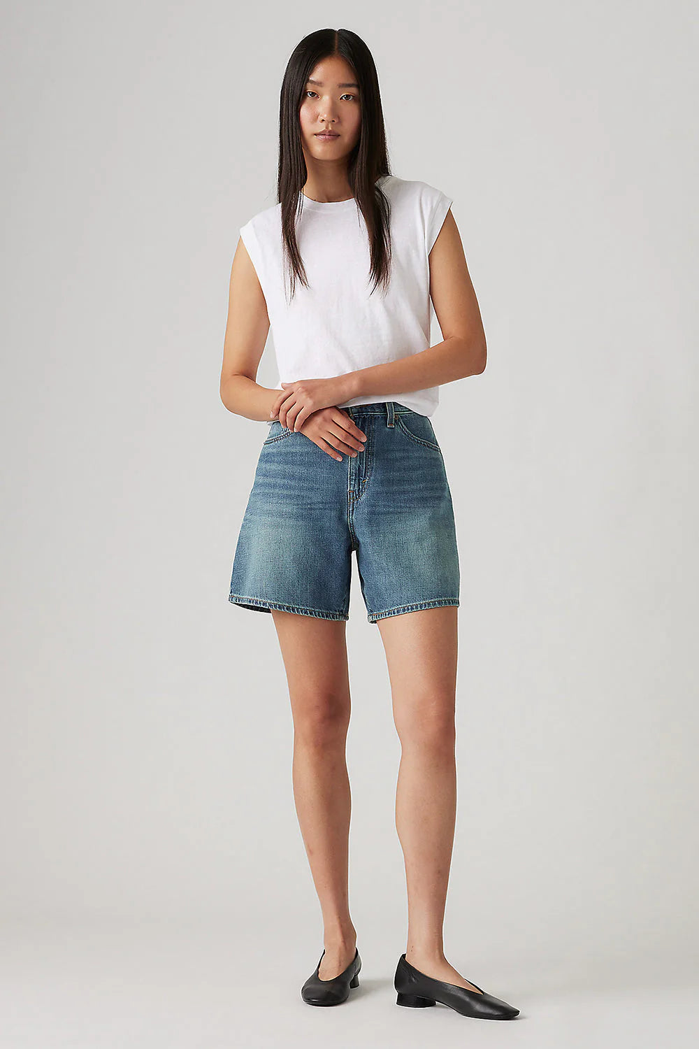 Levis High Baggy Shorts - Stop Flaxing