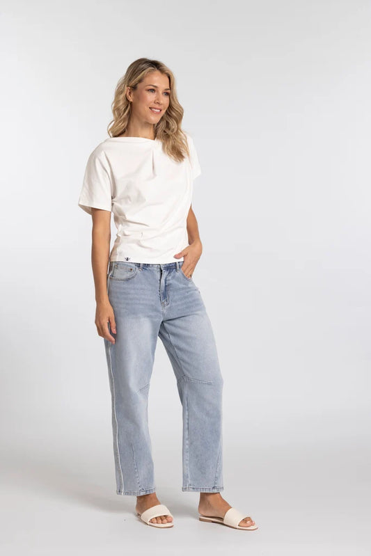 Moss Rouched Tee