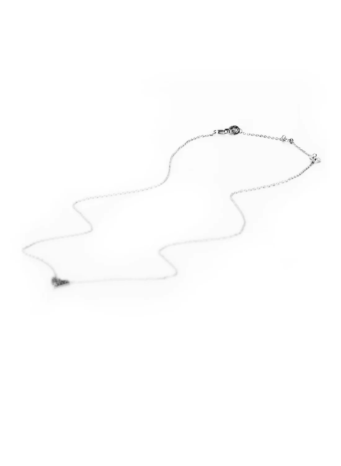 Federation Sparkles Heart Necklace Silver