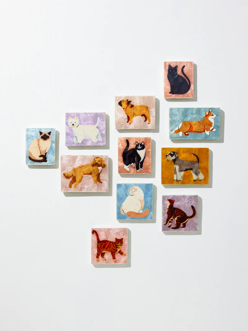 Jones & Co Pup Frenchie Tile