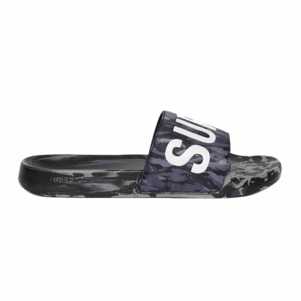 Superdry Pool Slide - Camo Dark Grey