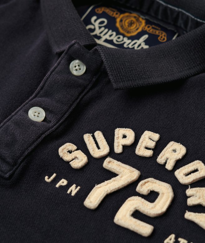Superdry Vintage Athletic Polo Eclipse Navy
