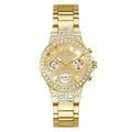 Guess Watch Moonlight Crys Gold with Gold Bracelet