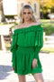 Augustine Pretty Basics Alma Dress in Green or Pink or Black