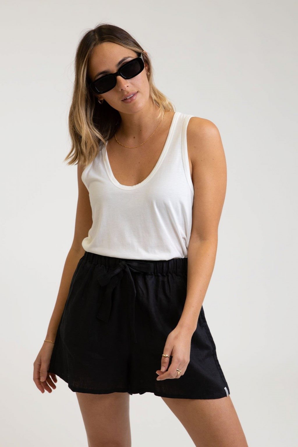 Rhythm Beach Short Black