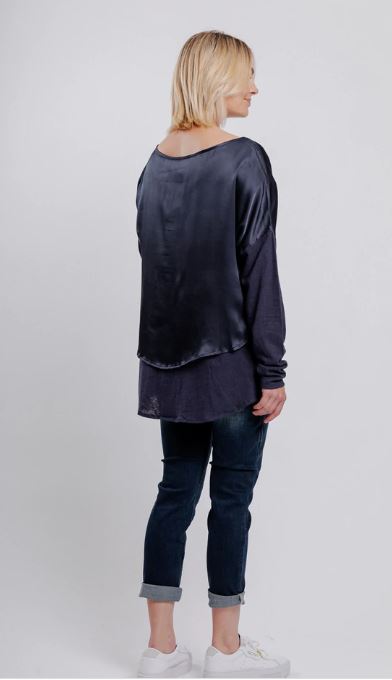Moss Trixie Top - Navy