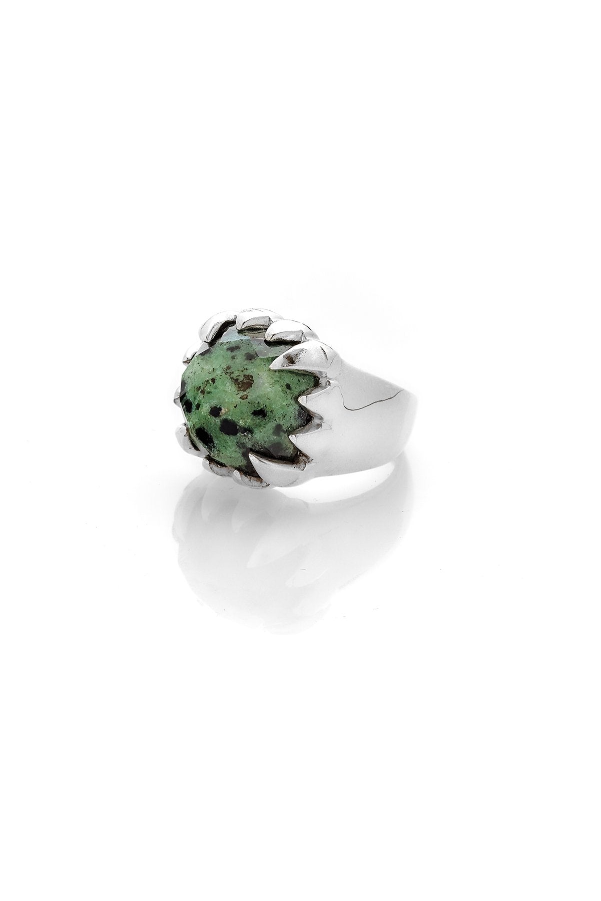 Stolen Girlfriends Club Baby Claw Ring Green