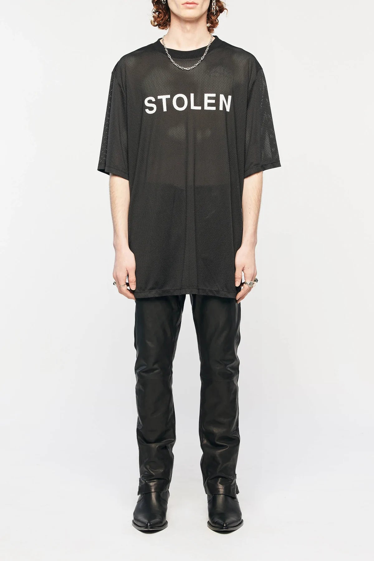Stolen Girlfriends Club Text Mesh Tee or Dress?