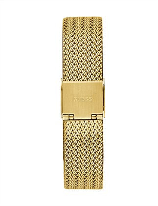 Guess Watch Soiree Gold with Gold Mesh Bracelet