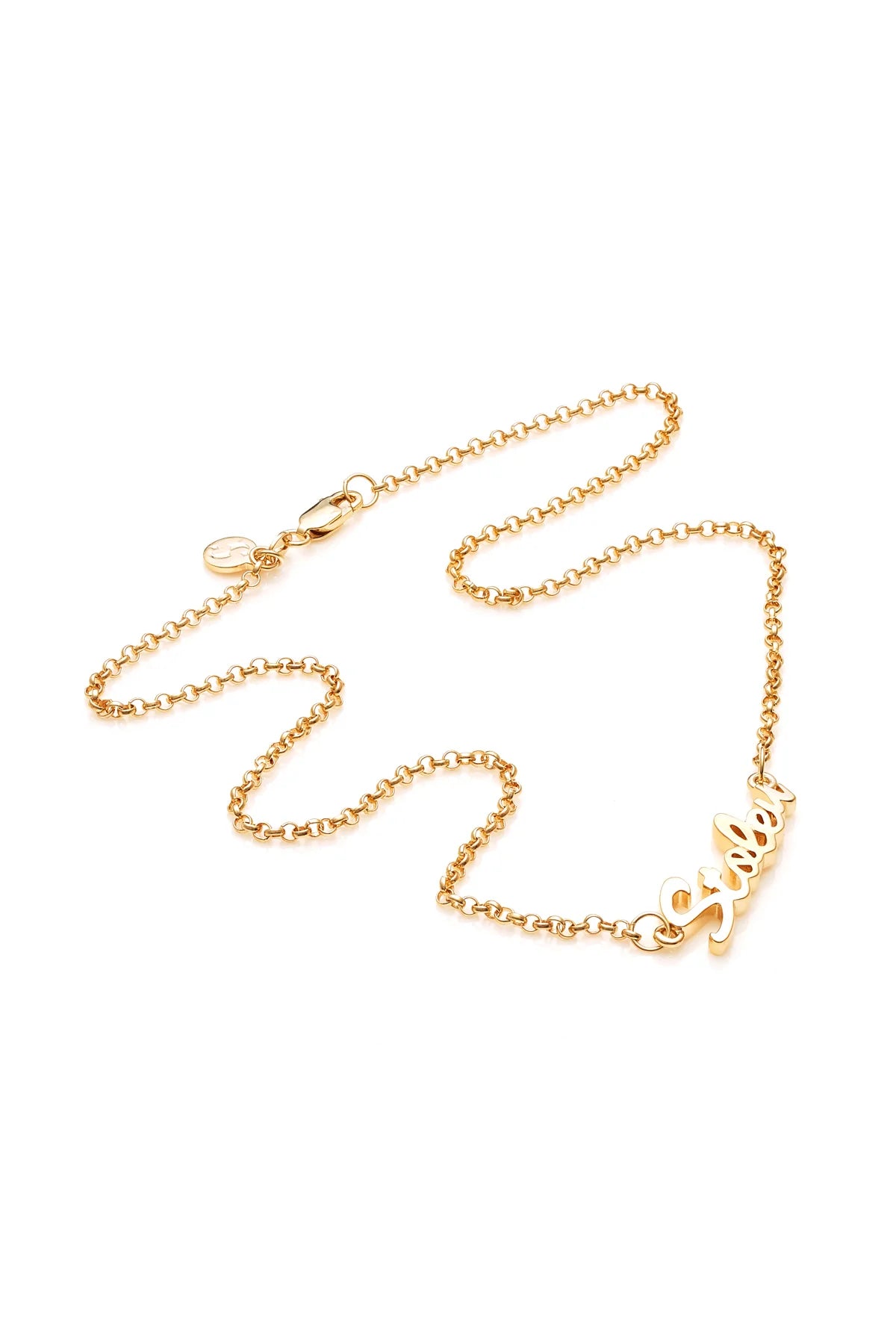 Stolen Girlfriends Club Stolen Script Necklace - Gold Plated