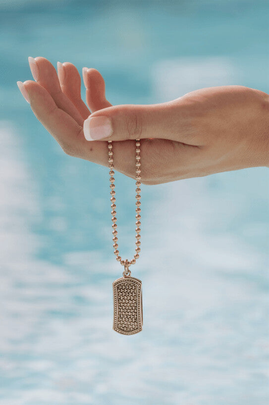 Ede & Addison Dog Tag Necklace
