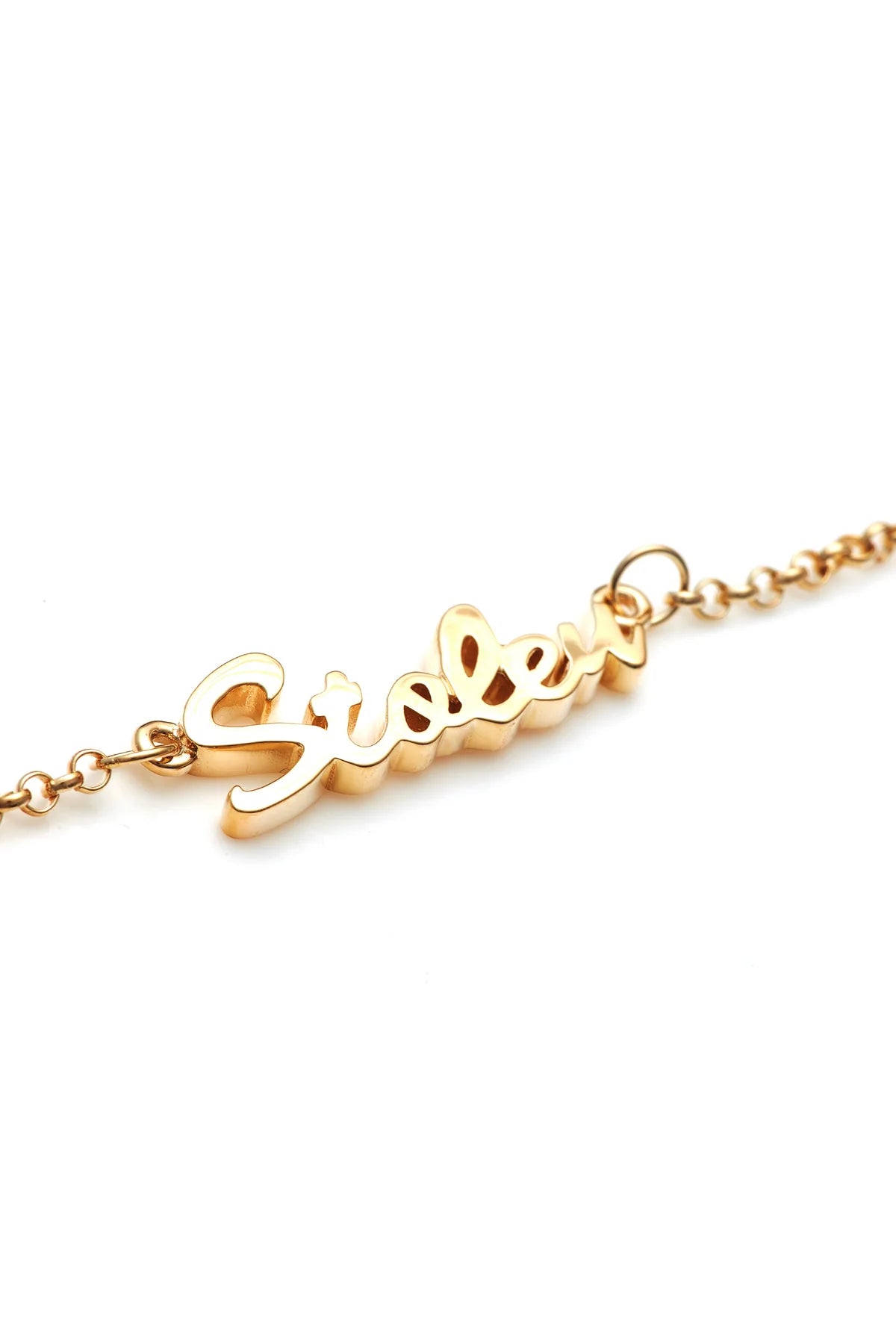 Stolen Girlfriends Club Stolen Script Necklace - Gold Plated