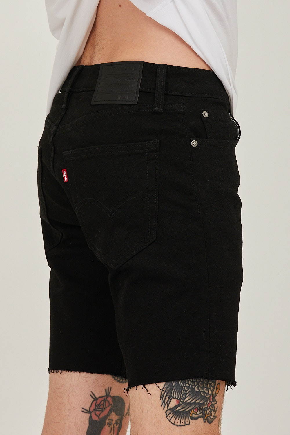 Levi's 412 Slim Short Black denim