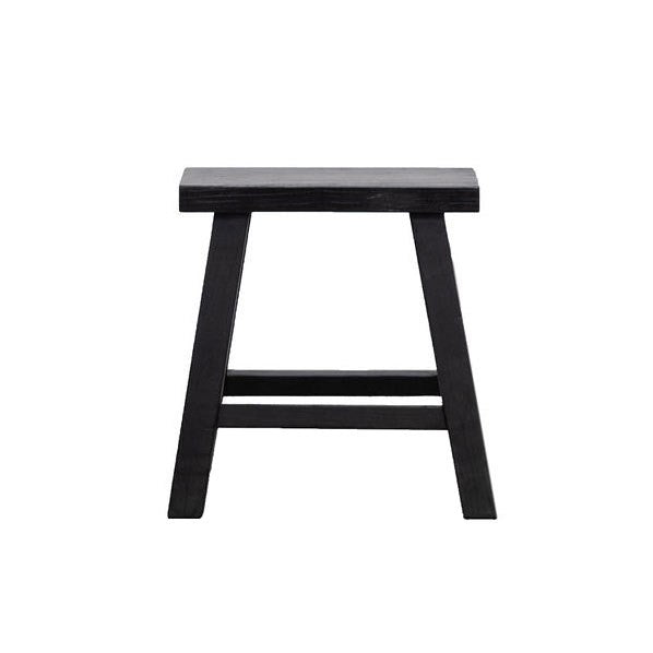 Hawthorne PARQ RECTANGLE STOOL - BLACK