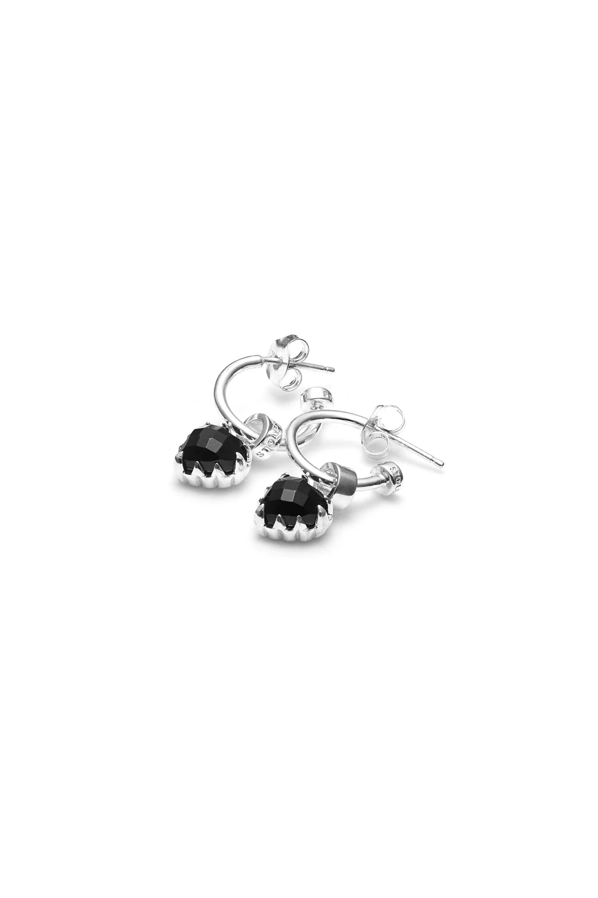Stolen Girlfriends Club Love Anchor Earrings Onyx
